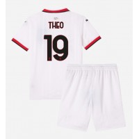 Maglia Calcio AC Milan Theo Hernandez #19 Seconda Divisa Bambino 2024-25 Manica Corta (+ pantaloncini)